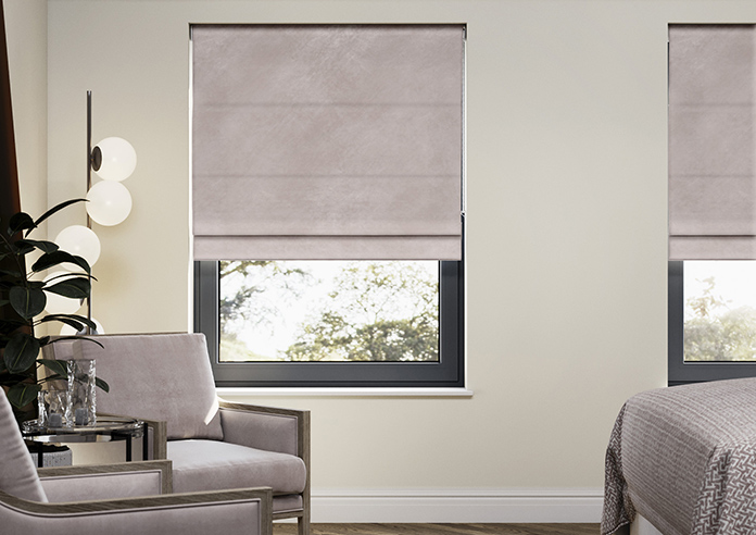 Odessa Velvet, Mauve - Roman Blind - Image 3